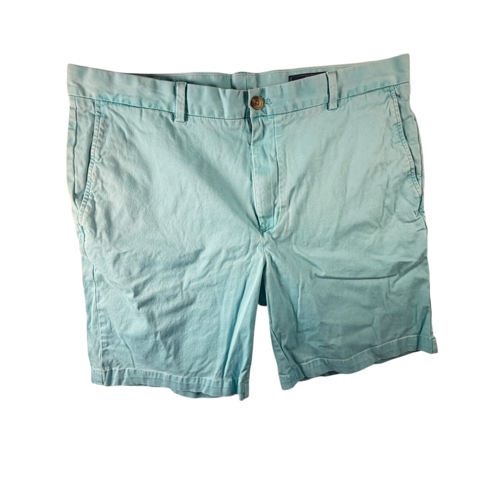 Vineyard Vines Breaker Shorts Mens 38 Turquoise Blue Good Stretch 1H0462